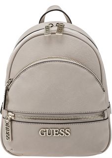 Бежевый рюкзак с двумя отделами Guess