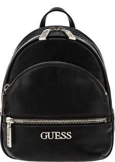 Черный рюкзак с двумя отделами Guess
