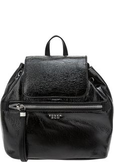 Рюкзак черного цвета с узкими лямками Tosca BLU
