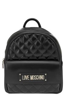Стеганый рюкзак в городском стиле Love Moschino
