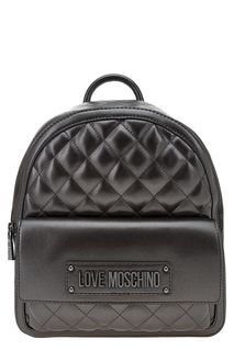 Стеганый рюкзак в городском стиле Love Moschino