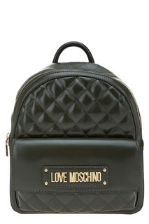 Стеганый рюкзак в городском стиле Love Moschino