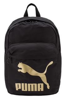 Черный текстильный рюкзак с логотипом бренда Puma