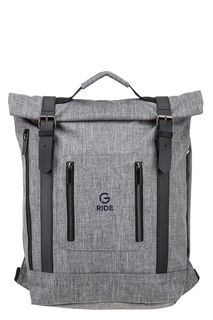 Серый текстильный рюкзак с широкими лямками G.Ride