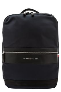 Синий текстильный рюкзак с двумя отделами Tommy Hilfiger