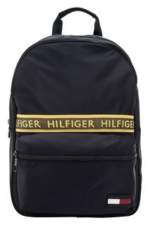 Синий текстильный рюкзак на молнии Tommy Hilfiger