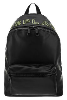 Рюкзак с одним отделом и логотипом бренда Replay