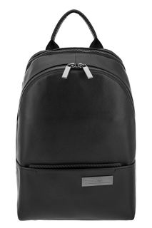 Вместительный кожаный рюкзак с отделением для ноутбука Calvin Klein Jeans