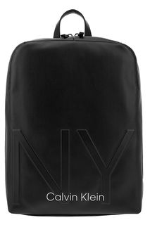 Вместительный черный рюкзак с отделением для ноутбука Calvin Klein Jeans