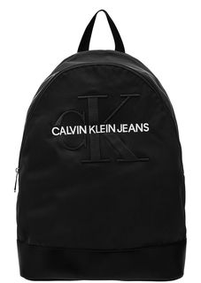 Вместительный текстильный рюкзак с вышивкой Calvin Klein Jeans