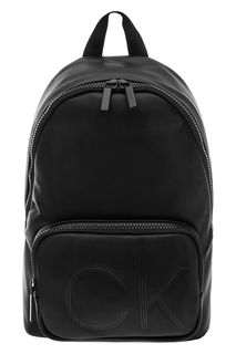 Черный вместительный рюкзак с отделением для ноутубука Calvin Klein Jeans