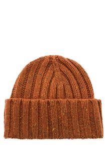Шерстяная шапка оранжевого цвета Gant