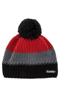 Разноцветная полушерстяная шапка с помпоном Eisbar