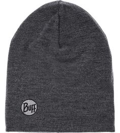 Шерстяная шапка с логотипом бренда Buff
