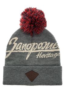 Шапка тонкой вязки с логотипом бренда Запорожец Heritage