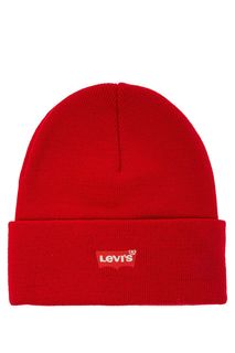 Красная шапка с логотипом бренда Levis®