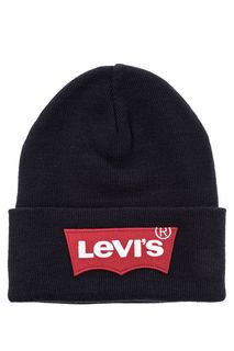 Темно-синяя шапка с логотипом бренда Levis®