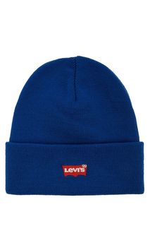 Синяя шапка с логотипом бренда Levis®