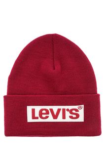 Красная шапка с логотипом бренда Levis®