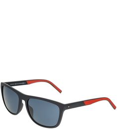 Солнцезащитные очки с контрастными дужками Tommy Hilfiger