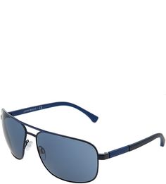 Синие солнцезащитные очки Emporio Armani