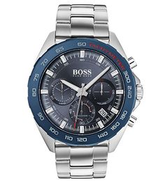 Влагоустойчивые часы с металлическим браслетом Hugo Boss