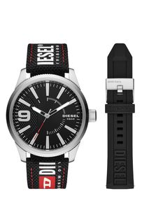 Часы с дополнительным ремешком Diesel