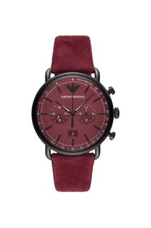 Кварцевые часы с люминесцентными стрелками Emporio Armani