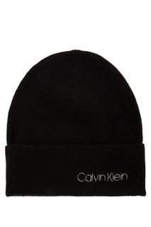Шапка мелкой вязки с отворотом Calvin Klein Jeans