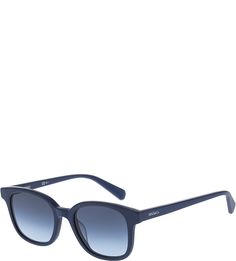 Солнцезащитные очки в синей пластиковой оправе Max&Co