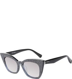 Серебристые солнцезащитные очки Max&Co