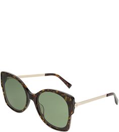Солнцезащитные очки с зелеными линзами Max&Co