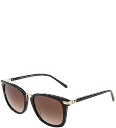 Очки с коричневой пластиковой оправой Cape Elizabeth Michael Kors
