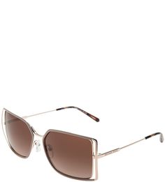 Солнцезащитные очки в металлической оправе Golden Isles Michael Kors