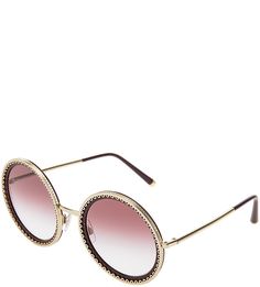 Солнцезащитные очки с линзами круглой формы Dolce & Gabbana