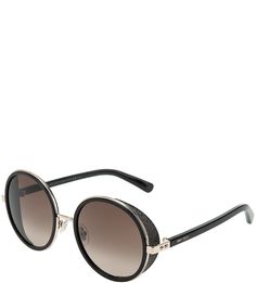 Солнцезащитные очки с оригинальным декором Jimmy Choo