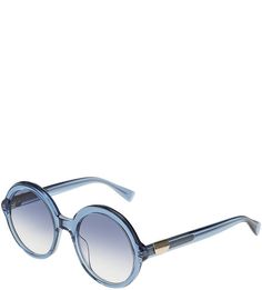 Синие солнцезащитные очки в пластиковой оправе Max&Co