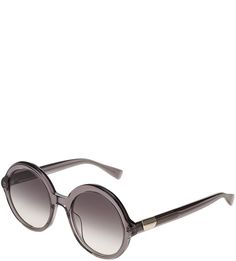 Серые солнцезащитные очки в пластиковой оправе Max&Co
