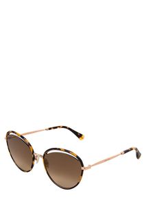 Солнцезащитные очки с животным принтом Malya/S Jimmy Choo