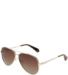 Поляризованные очки в металлической оправе Polaroid