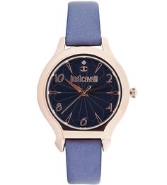 Часы с тонким кожаным ремешком Just Cavalli