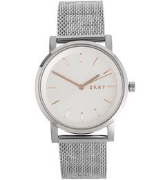 Часы с широким металлическим браслетом Dkny