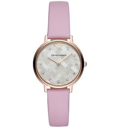 Часы с инкрустацией кристаллами Emporio Armani