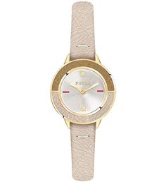 Кварцевые часы с кожаной отделкой корпуса Club Furla