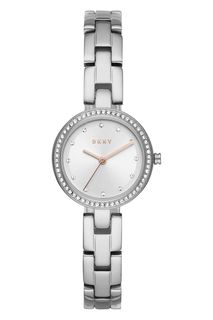 Часы с инкрустацией кристаллами City Link Dkny