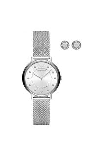 Кварцевые часы с серьгами в комплекте Emporio Armani