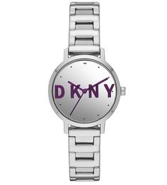 Кварцевые часы с логотипом бренда Dkny