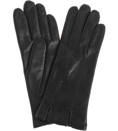 Кожаные перчатки с шерстяной подкладкой Bartoc