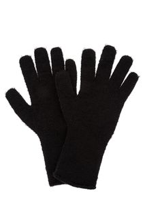 Черные трикотажные перчатки Canoe