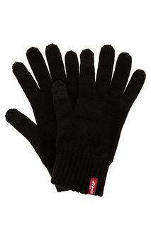 Черные вязаные перчатки Levis®